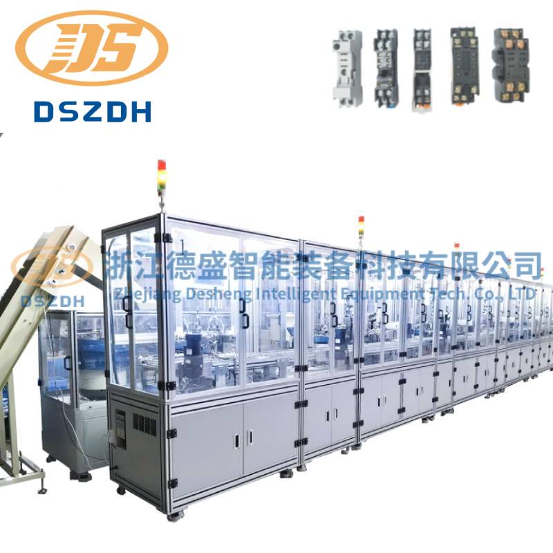 Automatisk produksjonslinje med relékontakt